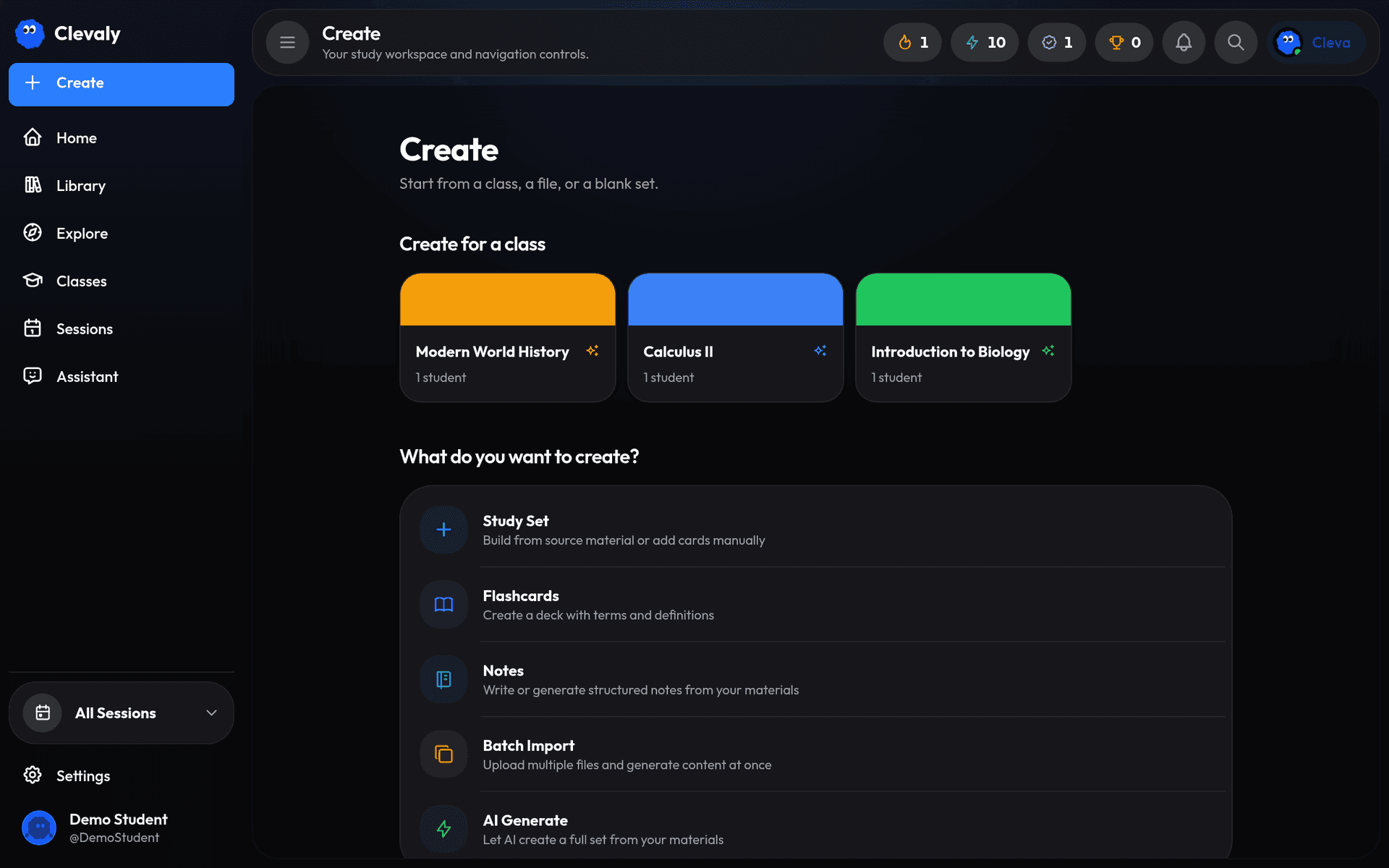 create from a file