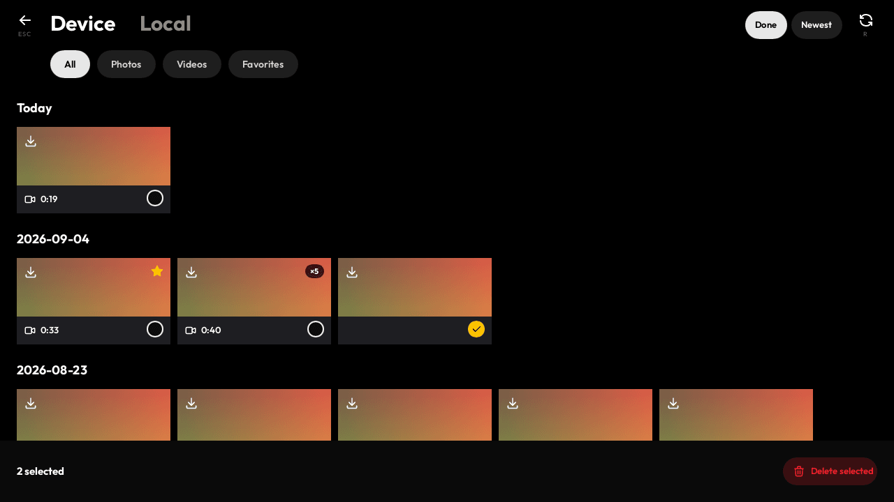 Pocket Monitor media library