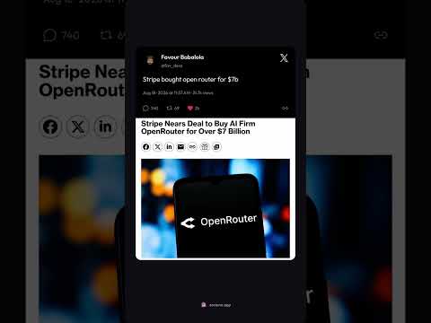 Stripe bought open router for $7b